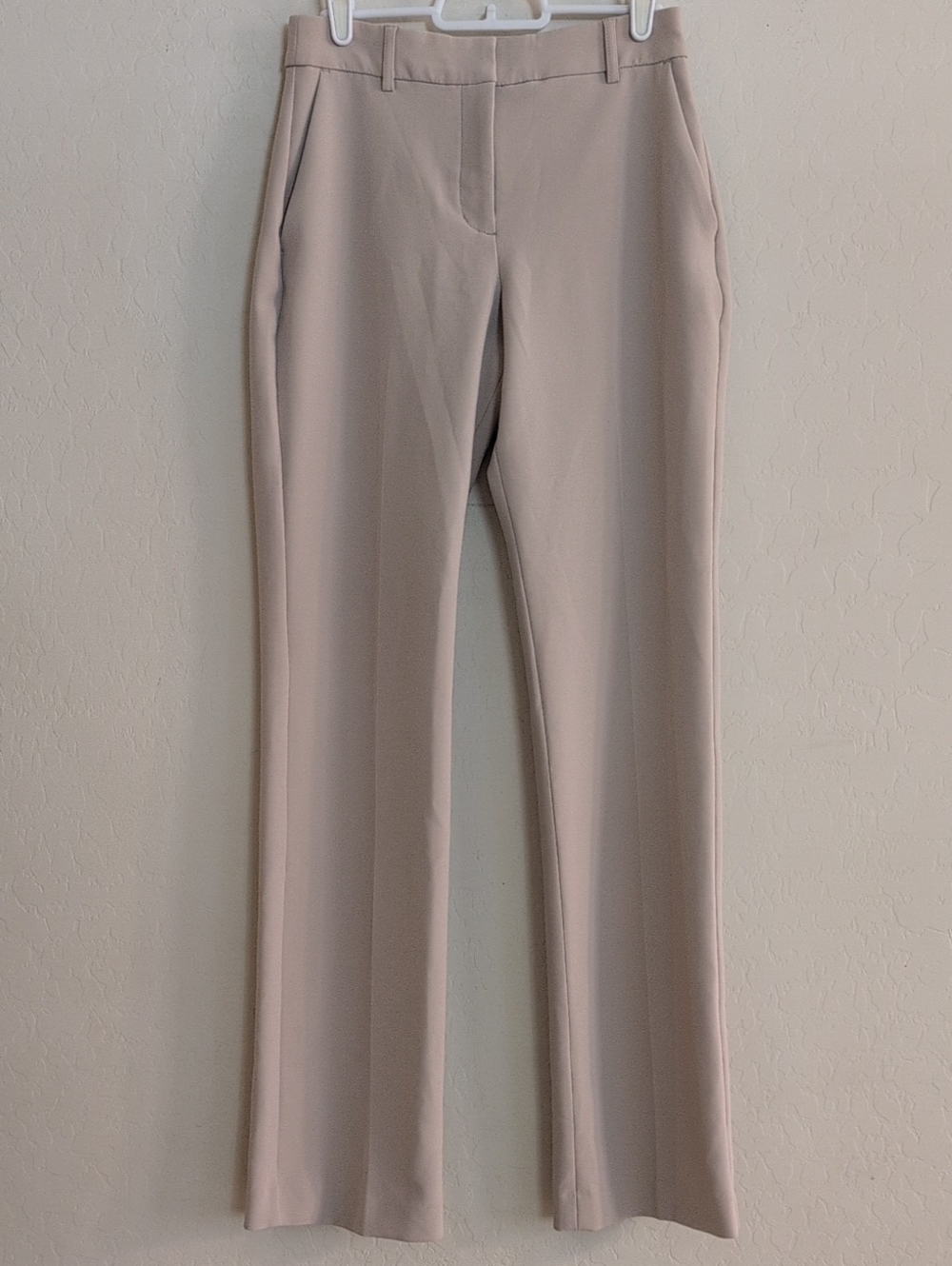 Express Editor Boot Mid Rise Dress Pants Trousers Beige - Size 0